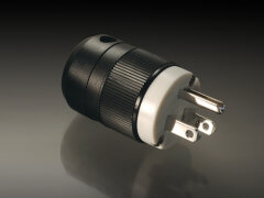 MS HD Power MS-515Rh  925 Rhodium UL 15A Plug